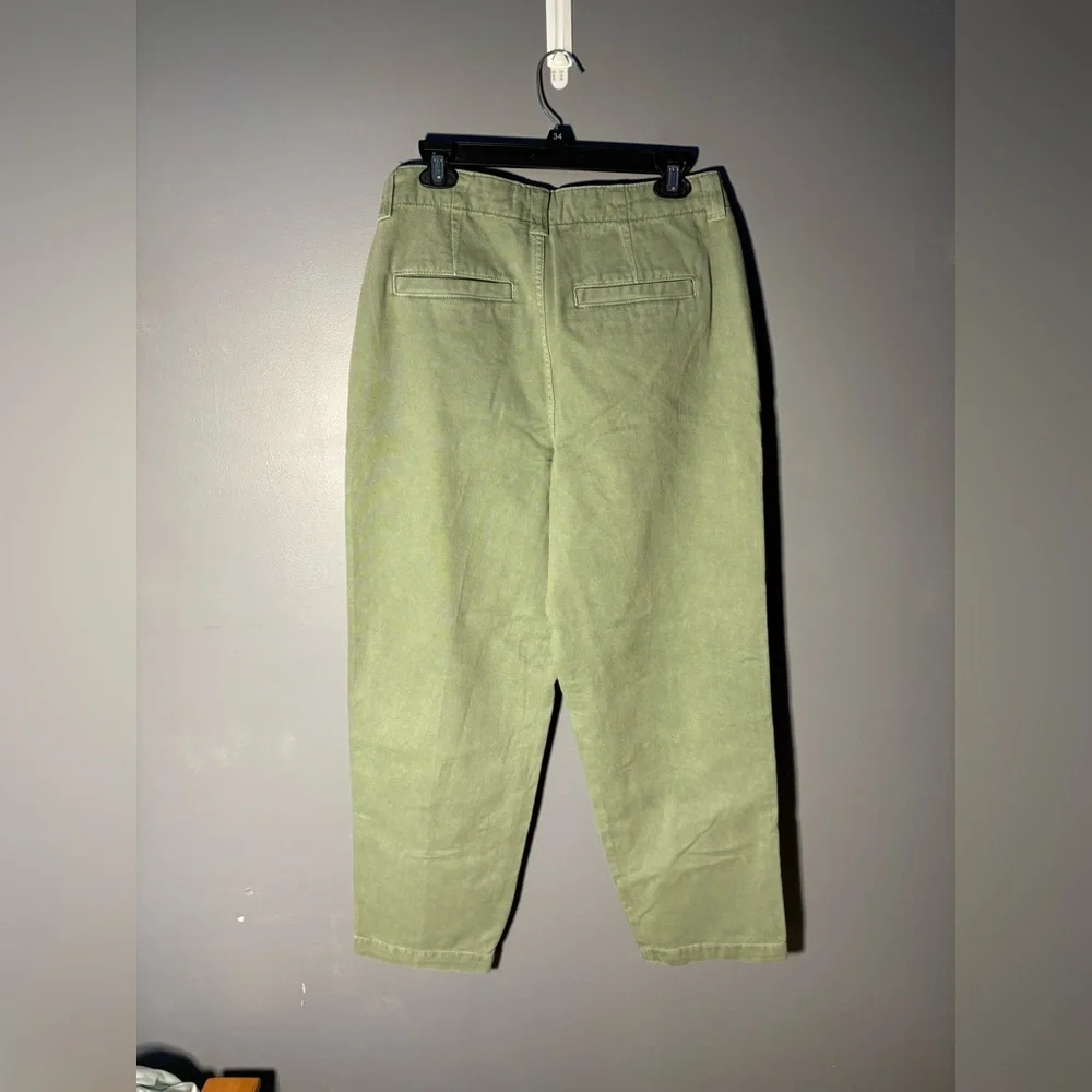 Boden Green Wide Leg Relaxed Pants Women’s Size 6L